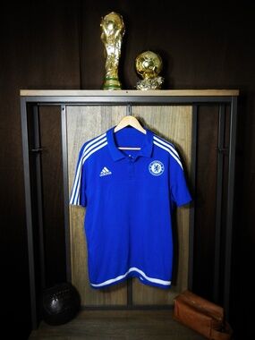 Chelsea 2015/16 adidas Polo Shirt – Size XL – Blue Training Casualwear MPN: S120